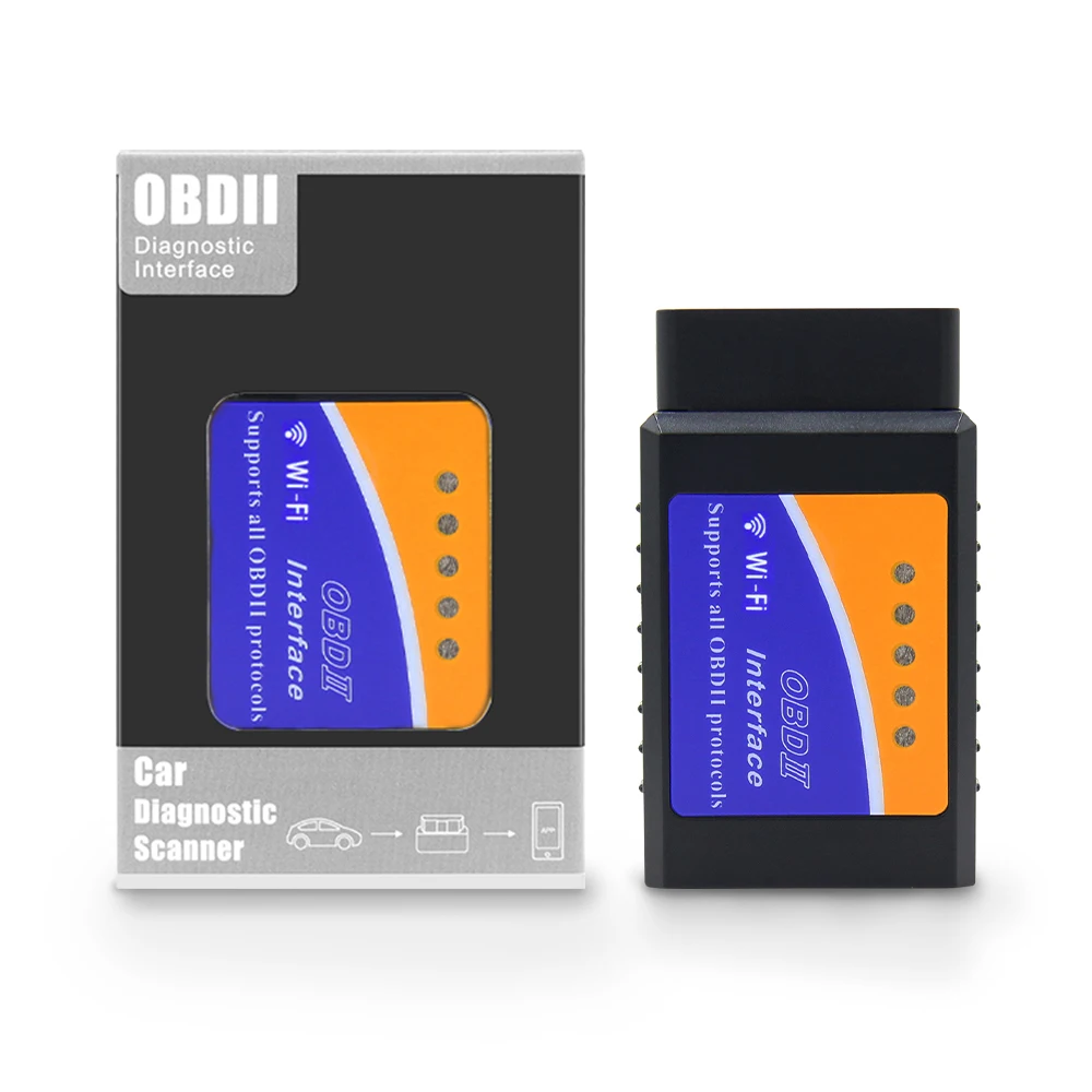 Для Android/IOS ELM 327 V1.5 wifi OBD2 сканер ELM327 V1.5 wifi OBD 2 OBD2 автомобильный диагностический инструмент Wi-Fi ODB2 OBDII считыватель кодов