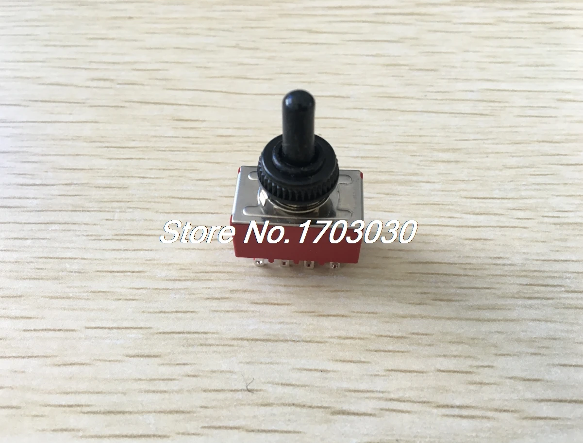 AC 250V 2A 125V 6A on/on 2 позиции 4P2T 4PDT 12-контактный переключатель w водонепроницаемый |