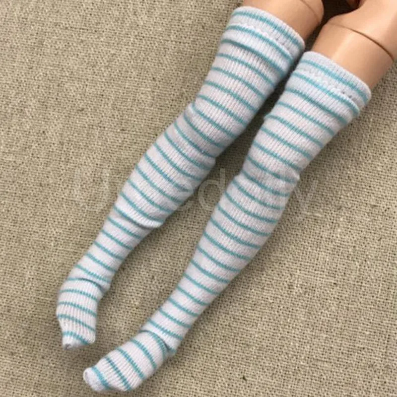 1 пара полосатых 1/6 кукольных носков и чулок для кукол Blyth Pullip Barbies Momoko Azone Licca