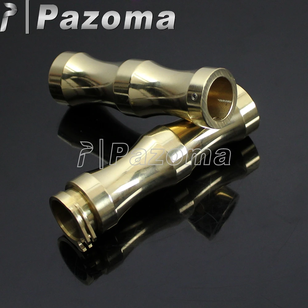 1 пара латунные ручки для мотоцикла 25 мм|grip universal|grips for handlebarsmotorbike handlebar grips |