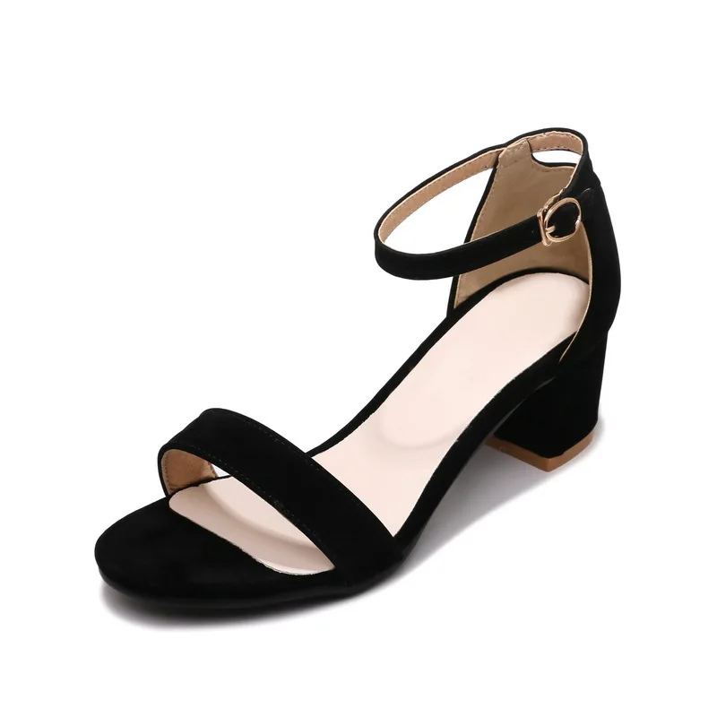 Летняя Новинка 2018 года модная обувь с вырезами Размеры 30-45 босоножки круглым