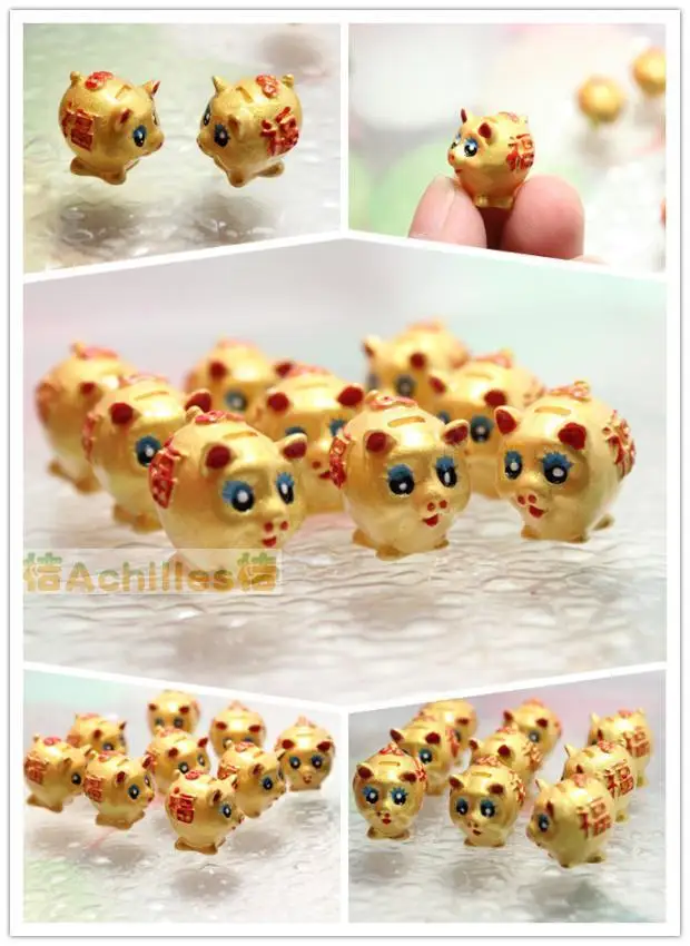 Мини-кукольный домик китайская мини-свинья имитация счастья свинья копилка |