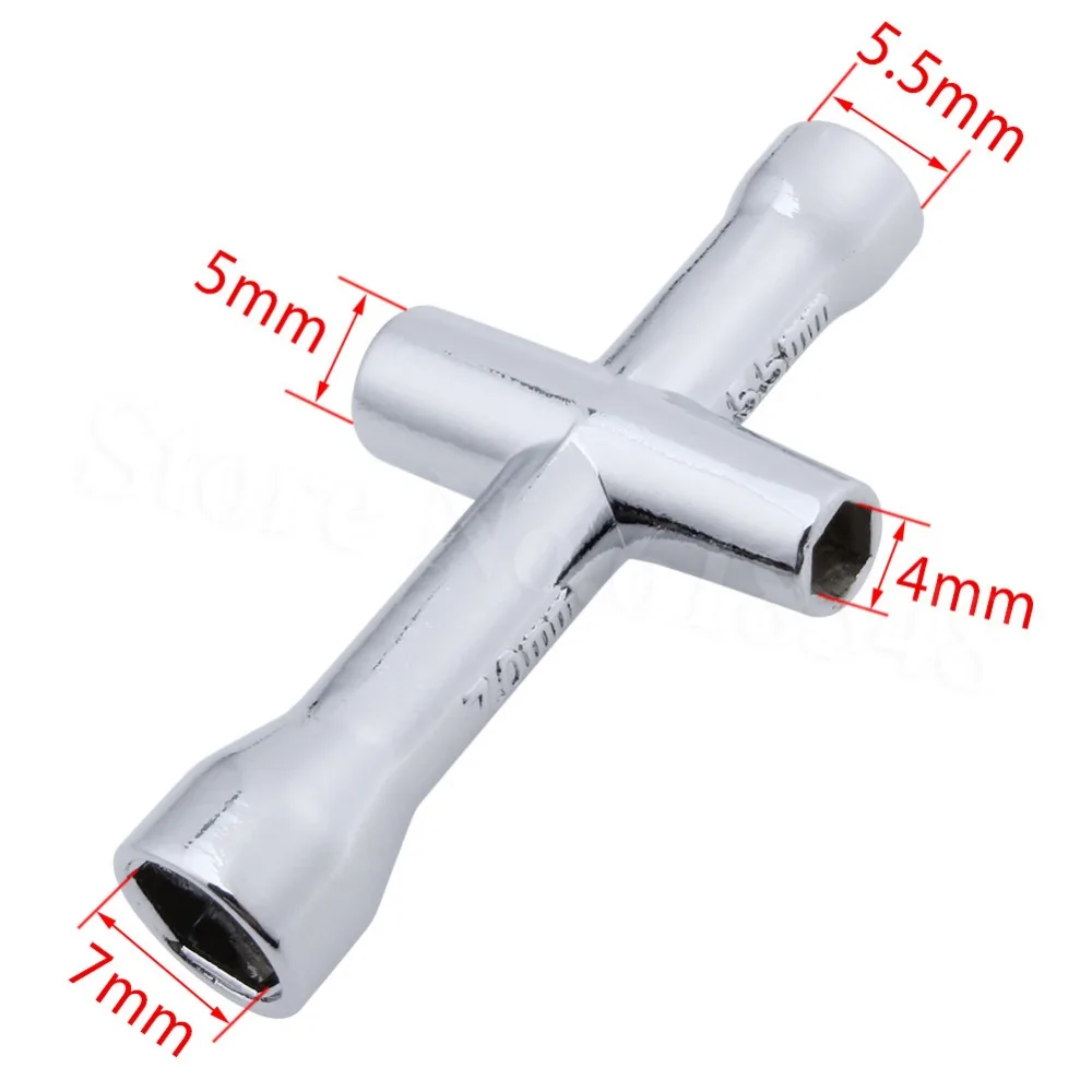 

HSP 80132 Small Cross Wrenches Maintenance Tools Sleeve HEX For RC Car 4mm 5mm 5.5mm 7mm