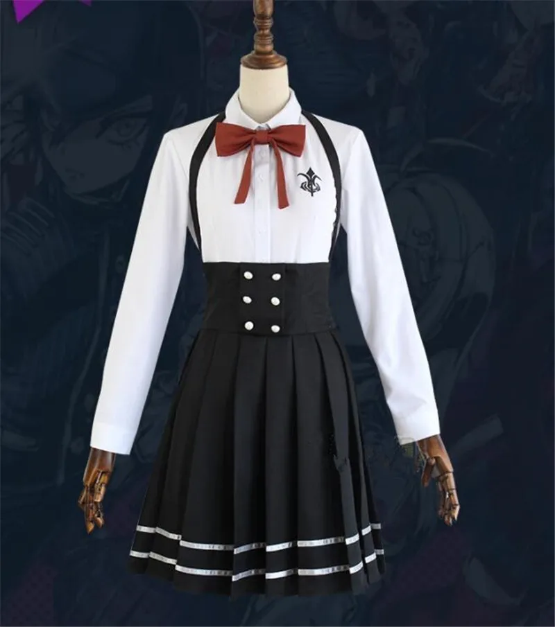 Аниме Danganronpa V3 Shirogane Tsumugi Оригинальная версия JK униформа косплей костюм для женщин