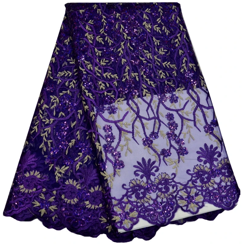 2017 Африканский Французский Шнурок Ткани Высокого Качества Африканская Тюль