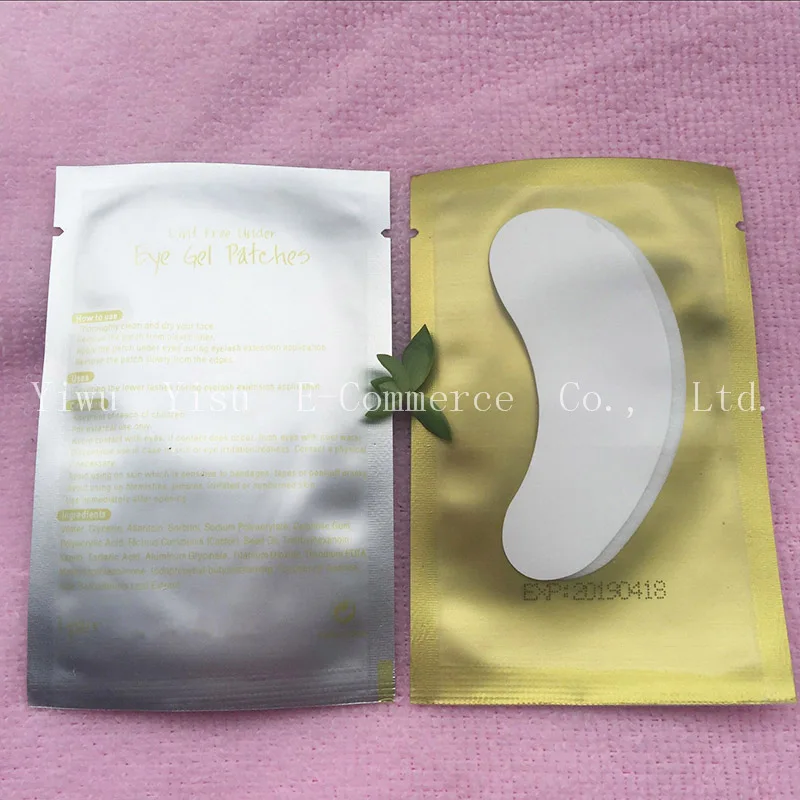 Горячая Распродажа 200 пар накладки для глаз наклейки наращивания ресниц бумажные