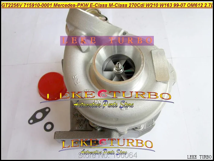 GT2256V 715910 0002 0001 A6120960599 Турбокомпрессор Для Mercedes pквт E Class 270 CDI W210 M W163 1999 07 OM612 2.7L|turbo
