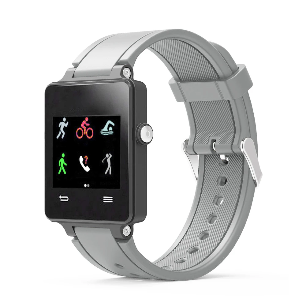 Сменный силиконовый ремешок 24 мм для Garmin Vivoactive Acetate Smart Sports Frontier Classic сменный часов