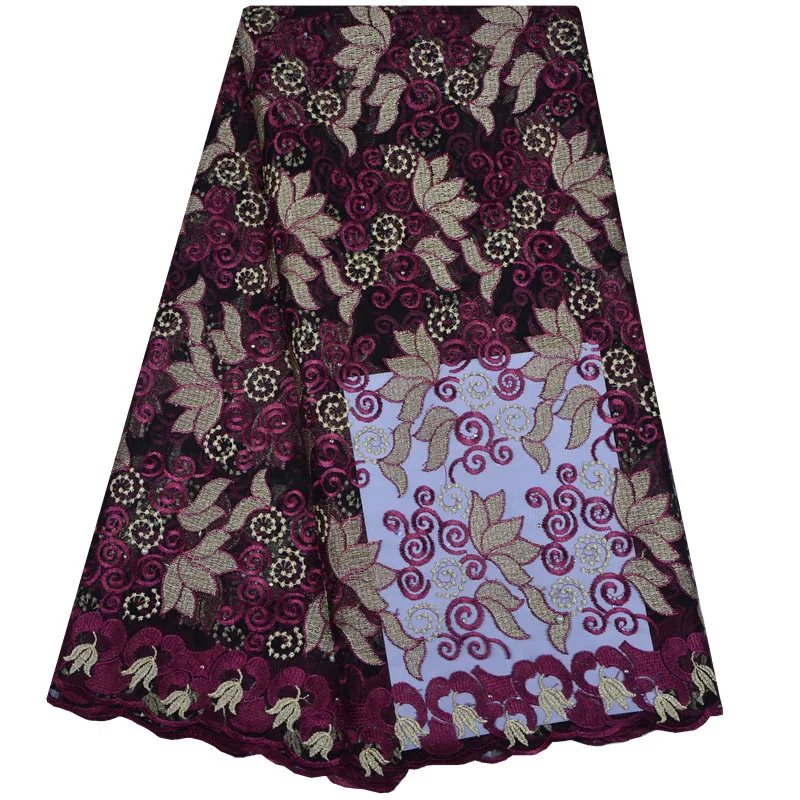 Африканская кружевная ткань 2018 высокое качество нигерийские кружевные ткани Tissu
