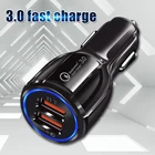 Автомобильное зарядное устройство OLAF 3A Quick Charge 3,0 USB для Xiaomi Mi huawei Supercharge SCP QC3.0 быстрый USB автомобильный телефон адаптер быстрой зарядки