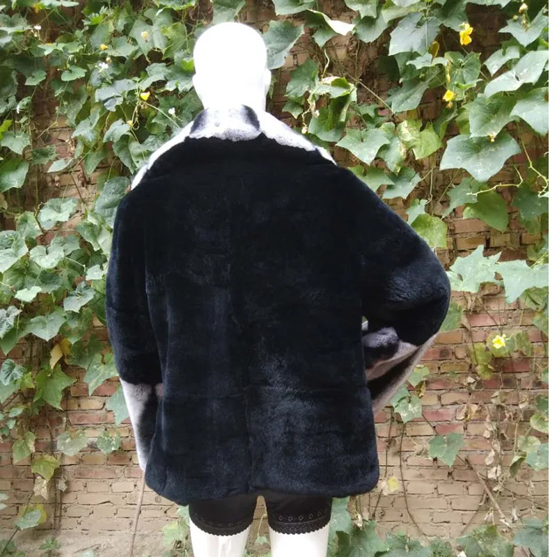 

Tatyana Furclub 2021 New Arrival Women Real Fur Coat Winter Fur Jackets Black Warm Tops Casual Harajuku Gothic Coats Plus Size