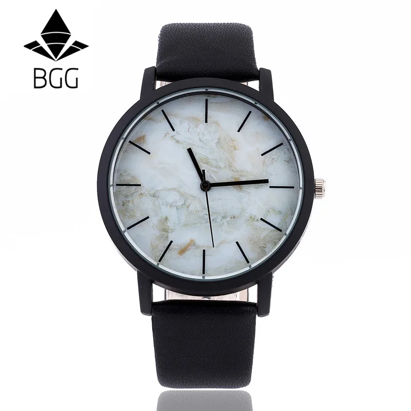 Женские часы с мраморной отделкой британский стиль модные мраморные циферблатом
