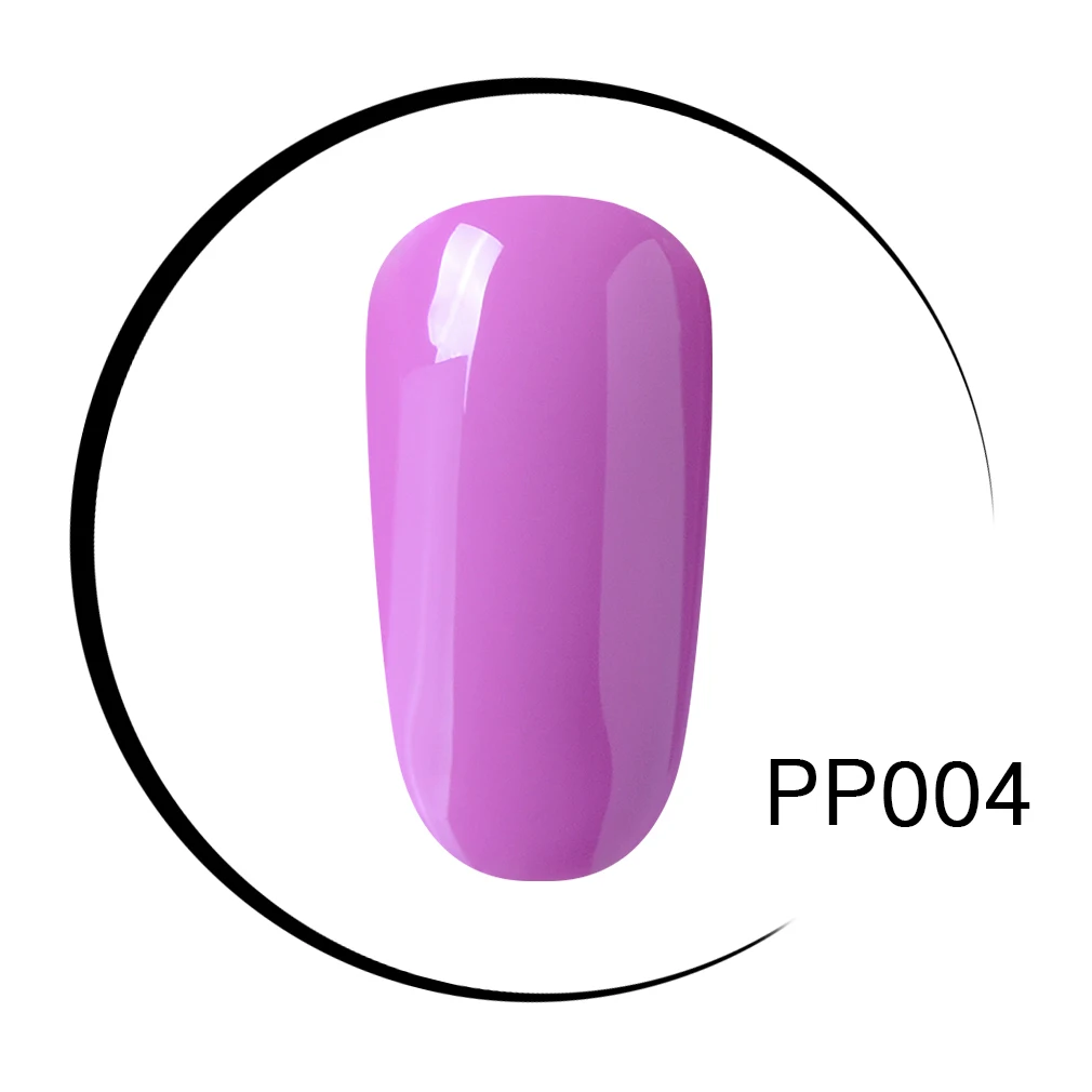 PP004 Elite99 10 мл УФ-гель для ногтей фиолетовый лак для ногтей Полупостоянный Гель-лак для ногтей - Цвет: PP004