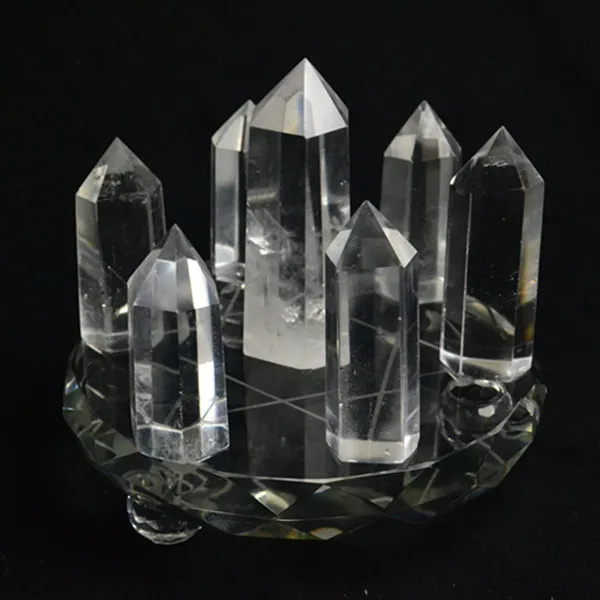 Бразильские натуральные кристаллы семь массивов украшения ложная потеря