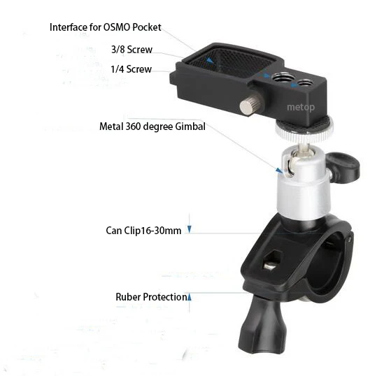 DJI osmo Карманный велосипедный кронштейн для и автомобиля Горный Спорт 4K видео