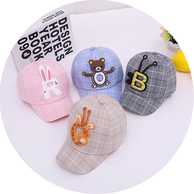 Snapback Baby Hat Baseball Cap Newborn Photography Props Boy and Girls Cartoon Summer Animal Adumbral Hats for Kids 2019 | Спорт и