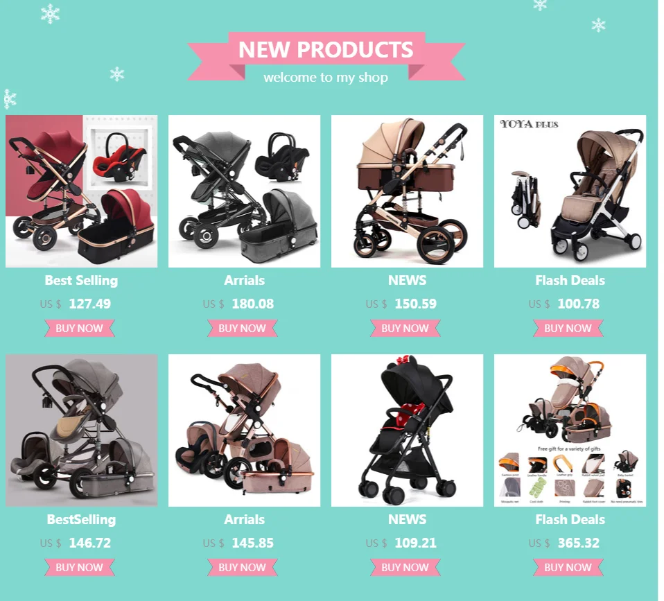 Bellec 3-in-1 stroller high landscape baby carriage basket can sit reclining folding two-way shock baby stroller