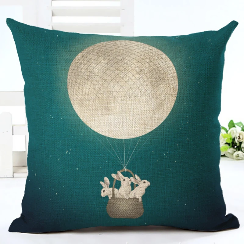 Наволочка с цифровой печатью из мультфильма забавная наволочка изображением