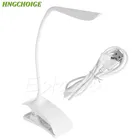 Светодиодный сенсорный датчик HNGCHOIGE, с регулируемой яркостью, USB, прищепка, настольная лампа для чтения