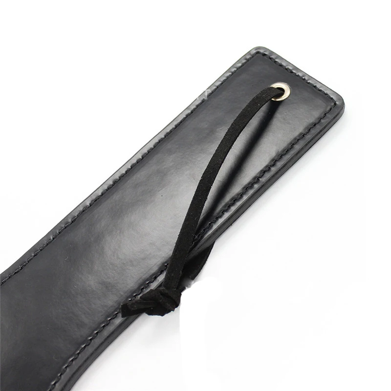 Leather Flogger Whips Adult Games Sex Long Black handle Hand Pat Ass Spanking Paddle Products For Couples shop | Красота и здоровье
