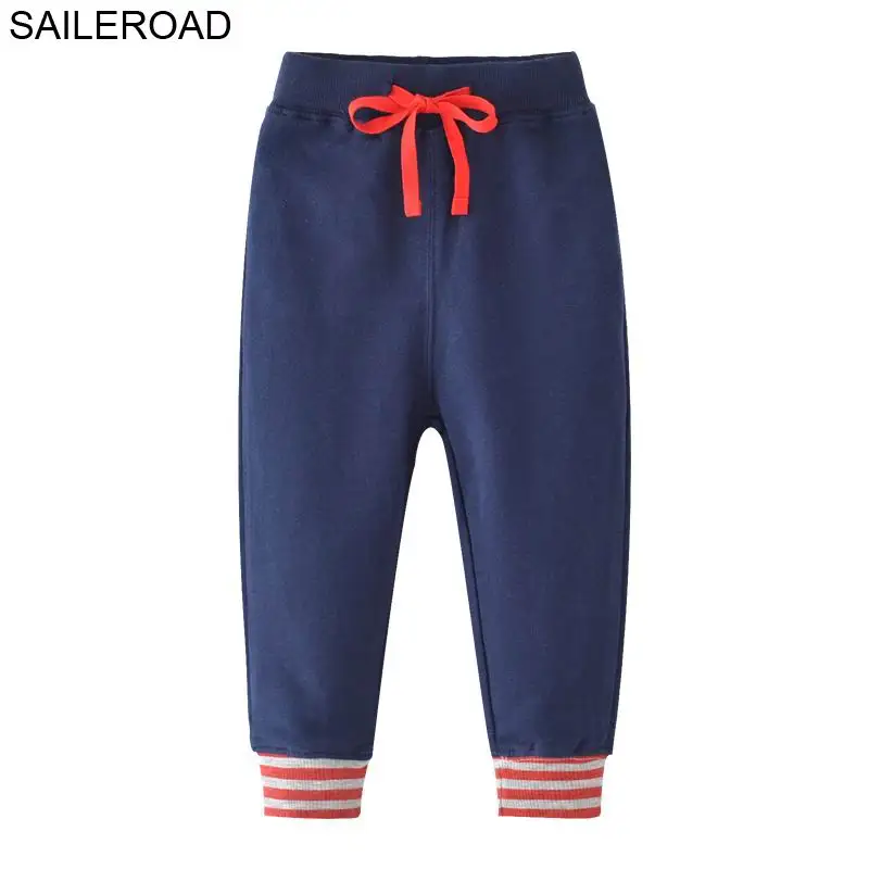 SAILEROAD Динозавр Pattern Зимние Брюки для Мальчиков Осень Детские Спортивные Брюки для Детской Одежды Мальчиков Свитер Брюки на 6 Лет - Цвет: 7030 same picture