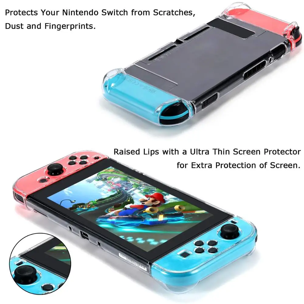 Съемный чехол-книжка с кристаллами защитный чехол для консоли Nintendo Switch крышка