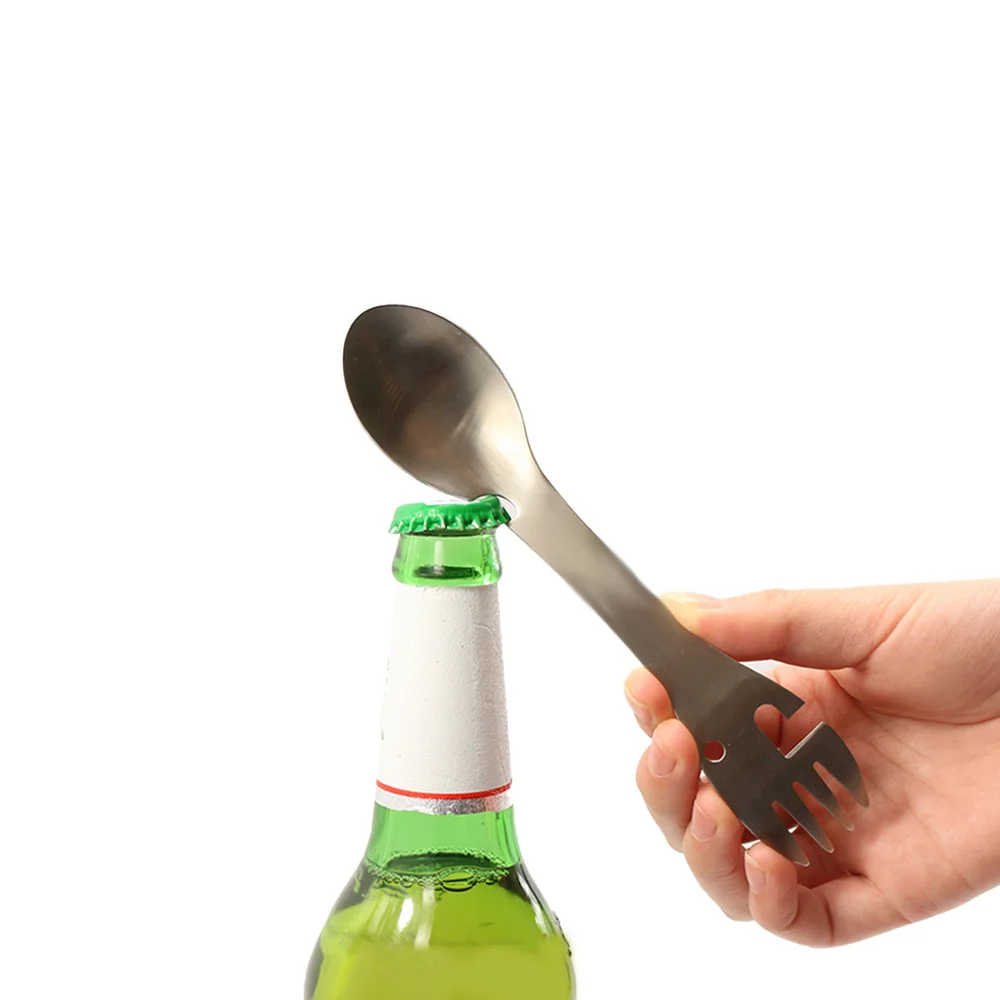 1 шт. ложка из титанового сплава для кемпинга и пикника|Столовые приборы пикника| |