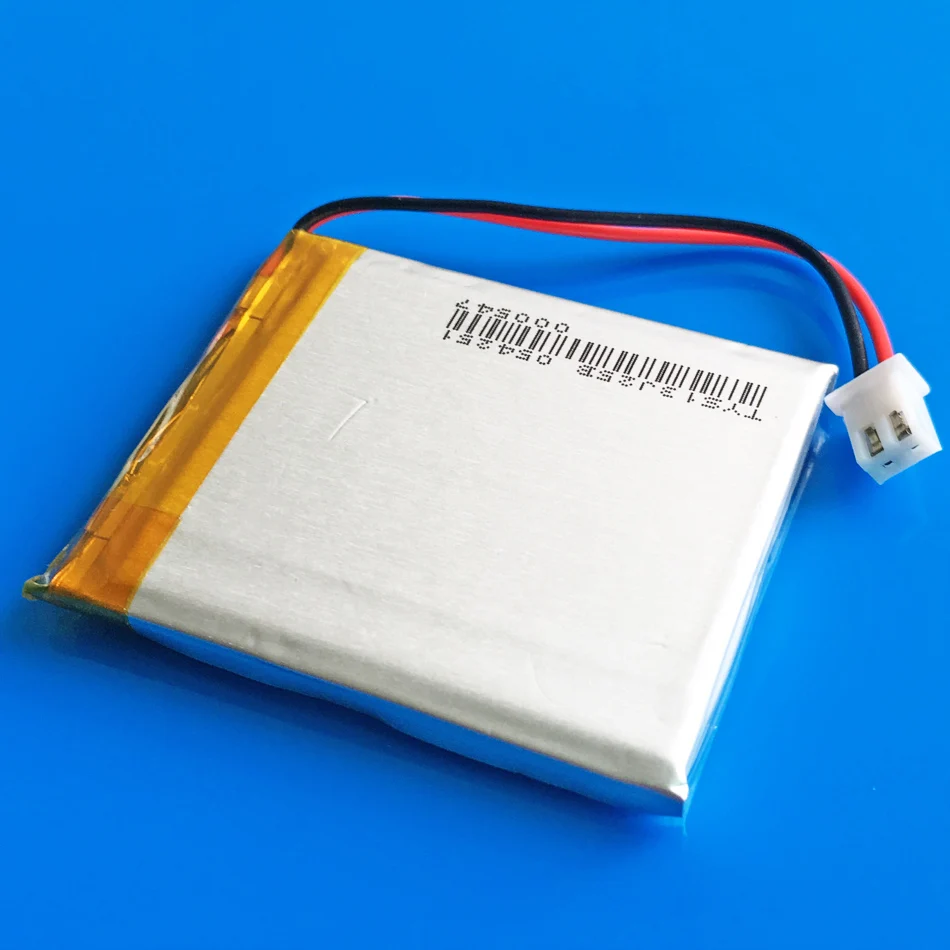 JST XHR 2 54 мм 2-контактный 504050 3 7 в 1500 мАч перезаряжаемый аккумулятор lipo