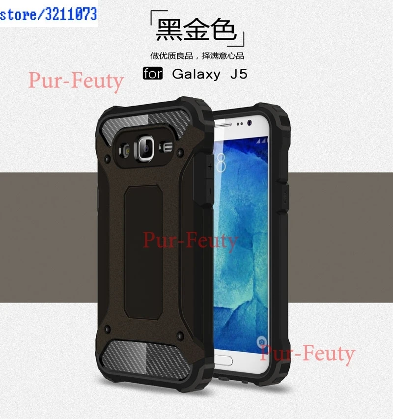 Black Защитный чехол для samsung Galaxy J5 J 5 500 J500FN SM-J500FN J500H/DS SM-J500H/DS J500H SM-J500H чехол s Гибридный чехол для телефона - Цвет: Black