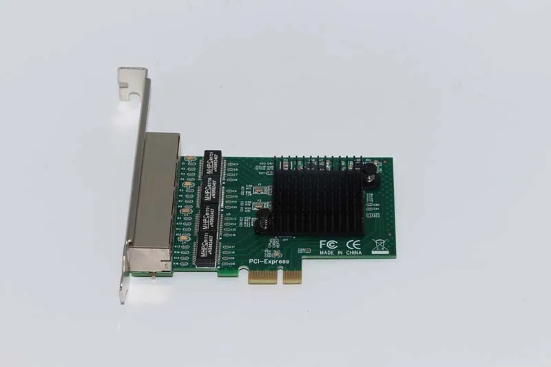 4-портовый гигабитный Ethernet сетевой адаптер для сервера карт RJ45 разъем 10/100/1000