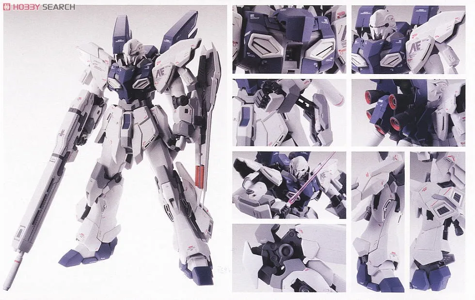 Оригинальный Bandai Gundam MG NT белый Sazabi модель рассказ MSN-OGS-2 синанджу Штайн свободу