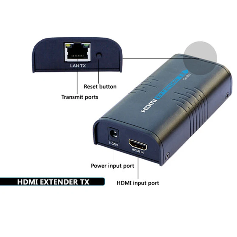 LKV373 V4.0 HDMI удлинитель видео передатчик + приемник по Cat5e/Cat6 1080P до 100 м Ethernet сетевой TX