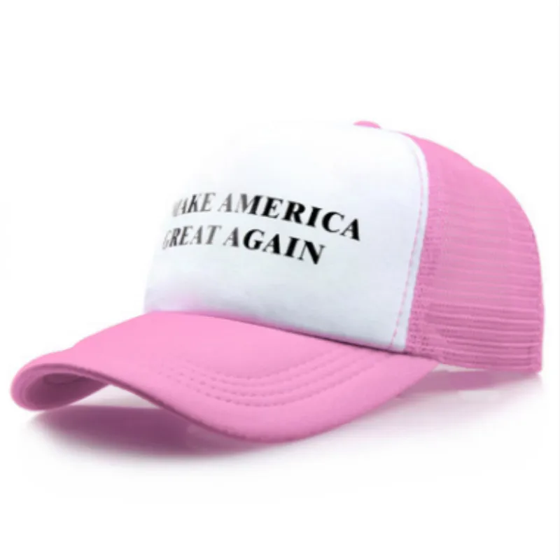 Мужская кепка с буквенным принтом MAKE AMERICA GREAT AGAIN Mesh Snapback Trucker Кепка в стиле пэчворк