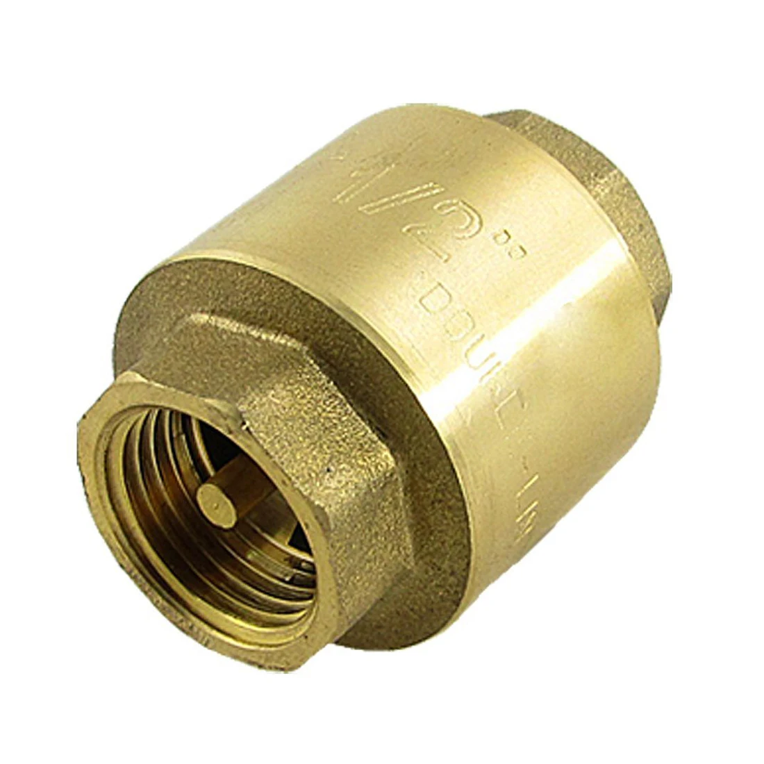 Вертикальный латунный пружинный обратный клапан размером 1/2 дюйма|non-return valve|spring