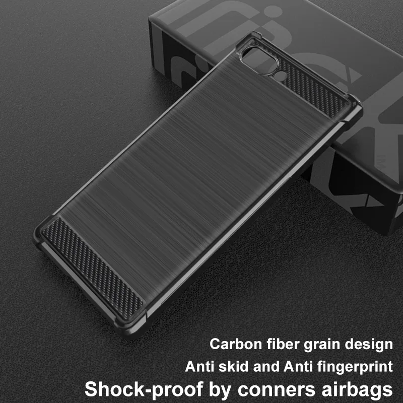 Для BlackBerry KeyTwo case iMAK Vega Fiber Pattern airbag Чехол для телефона Key 2 бампер |