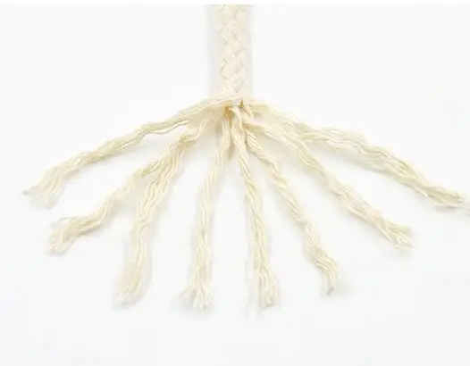 Плетеный шнур из натурального хлопка длина 5 мм 100 м|natural cotton rope|drawstring cordcotton rope |