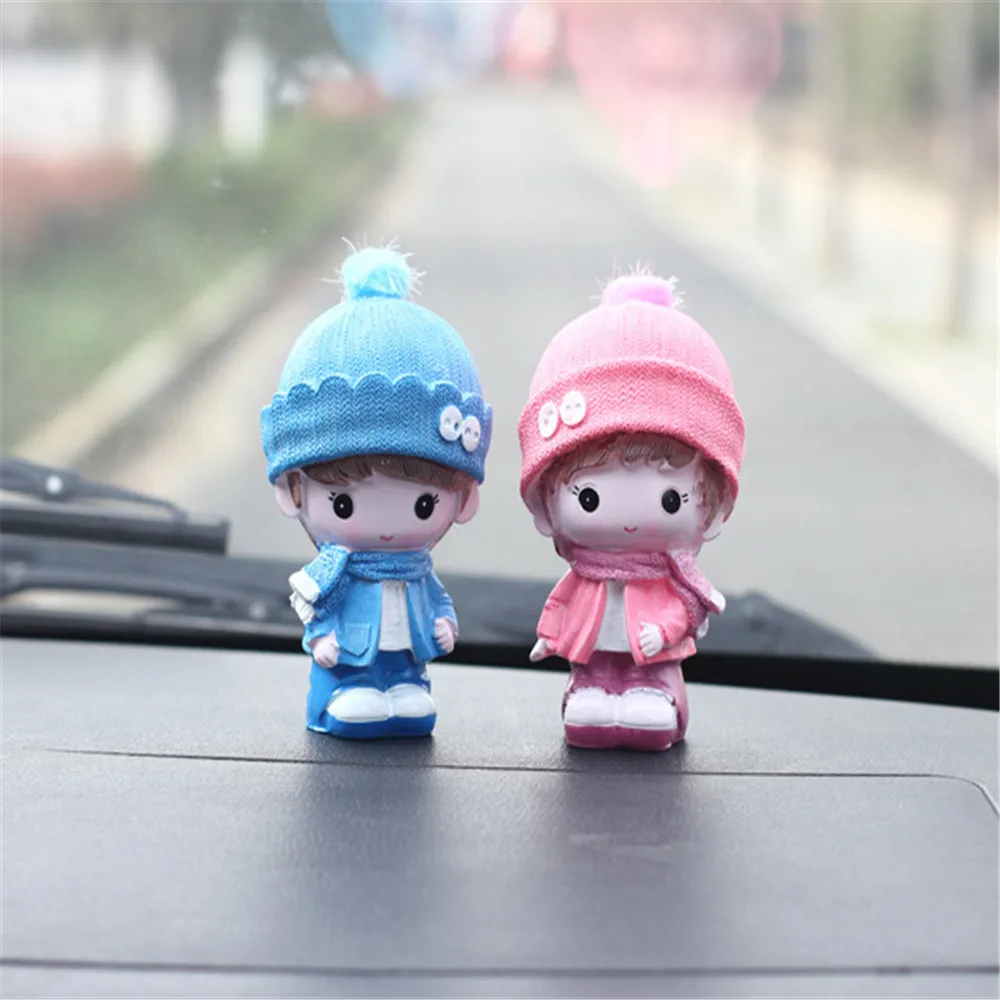 Украшение для автомобиля игрушки куклы из смолы модный автомобильный Стайлинг