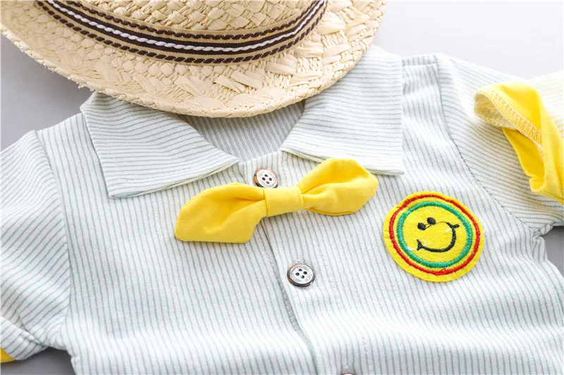 WENWENDEXINGFU летние комплекты одежды для маленьких мальчиков костюмы малышей