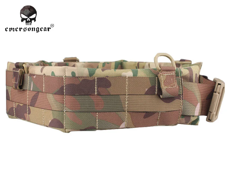 Emersongear Molle Мягкий патрульный ремень для страйкбола боевой военный Мультикам