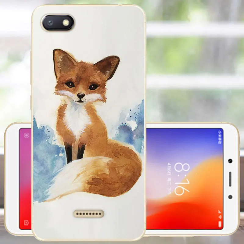 Чехол для Fanatu Xiaomi Redmi 6A, силиконовый чехол для Redmi 6A, мягкий ТПУ чехол-бампер для Redmi 6 A 6A, задняя крышка - Цвет: QHL