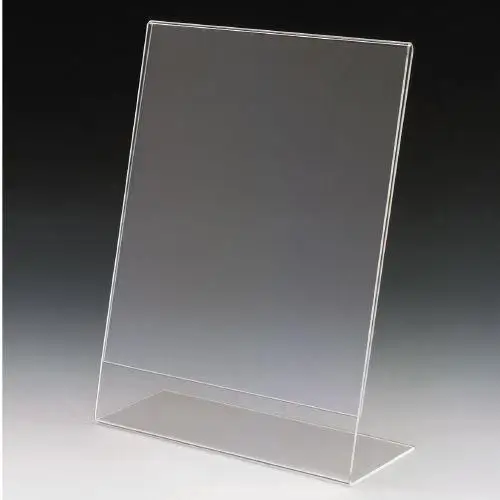 acrylic sign holder display stand label picture photo frame shaple |