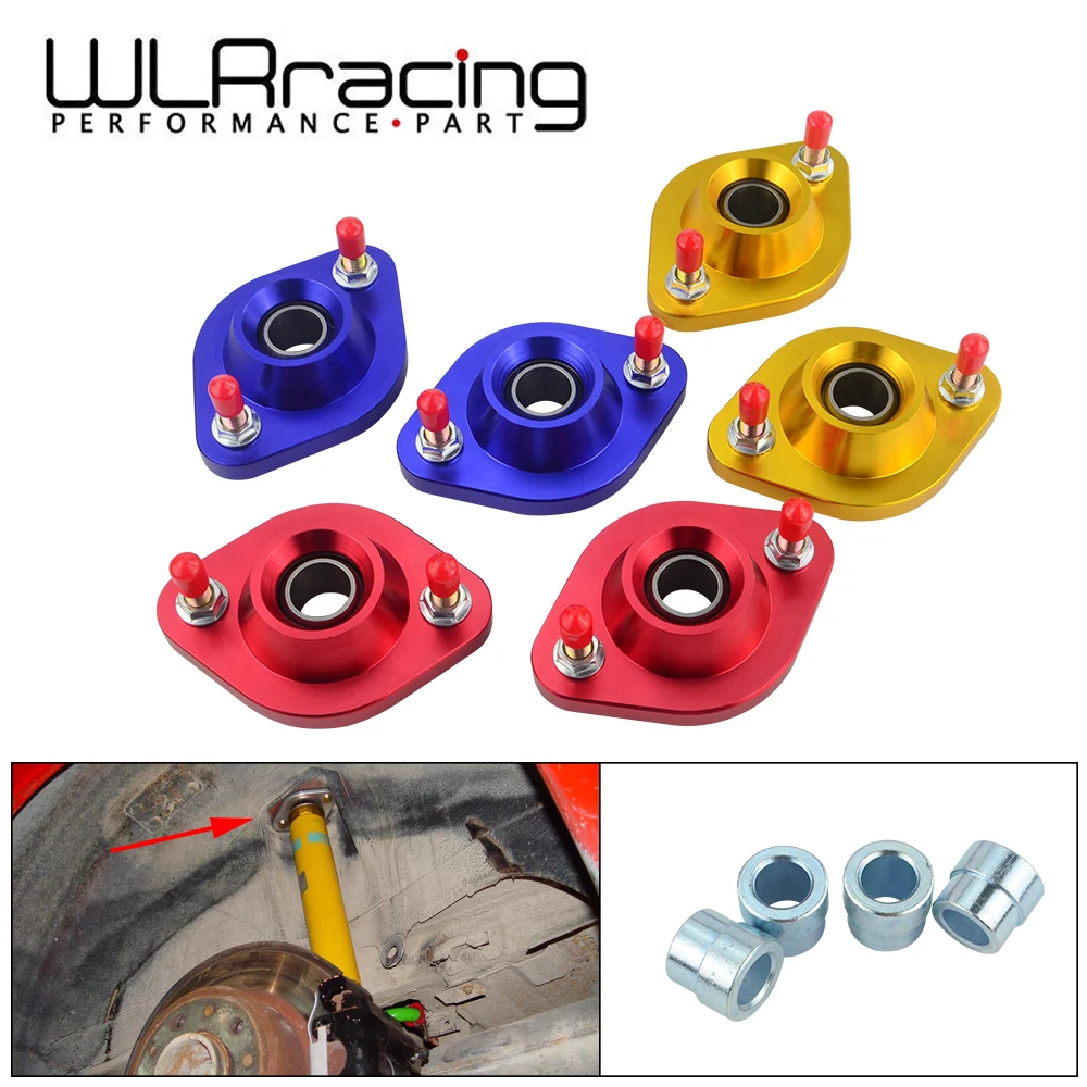 WLR Shock Топ крепление набор для BMW E30 E36 E46 Z3 Подушка мяч задний верх Camber пластины