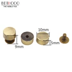 10 шт. износостойких защитных сумок, винтовых сумок, нижних штифты, заклепки для кожаных кнопок, винтов для металлических деталей