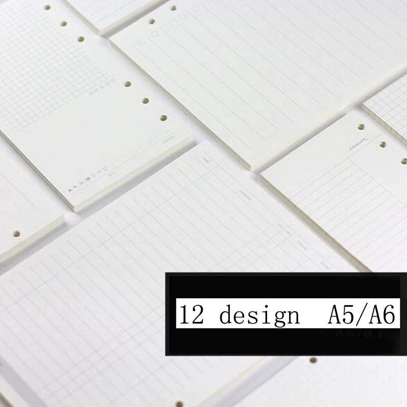 Блокнот на спирали формата A5/A6 заполнитель w11 для дневника Filofax планировщик