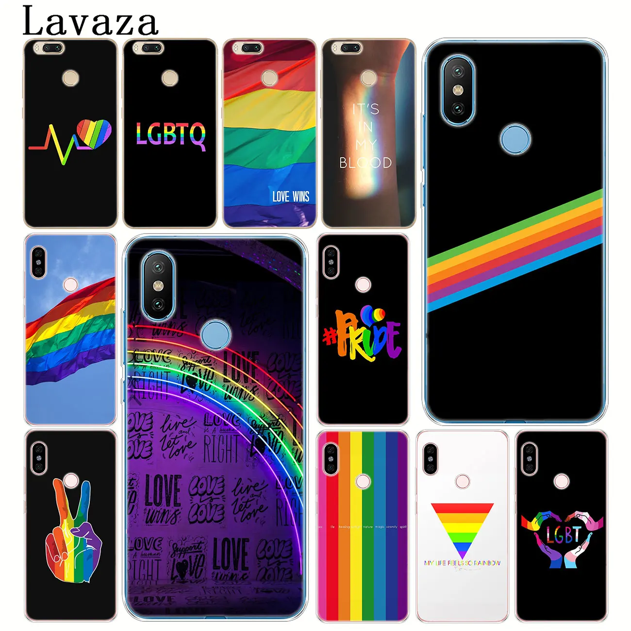 Жесткий чехол для телефона Lavaza LGBT love is Love LGBTQ heart Xiaomi Redmi K20 8A 7A 6A Note 8 8T 7 5 6 Pro 4