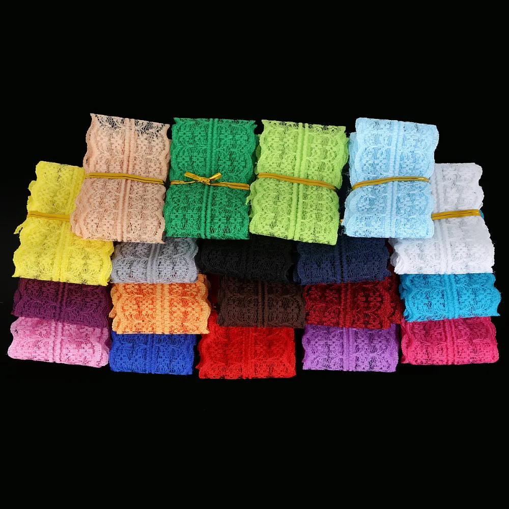 Кружевная лента с вышивкой ширина 45 мм 5 ярдов | Дом и сад