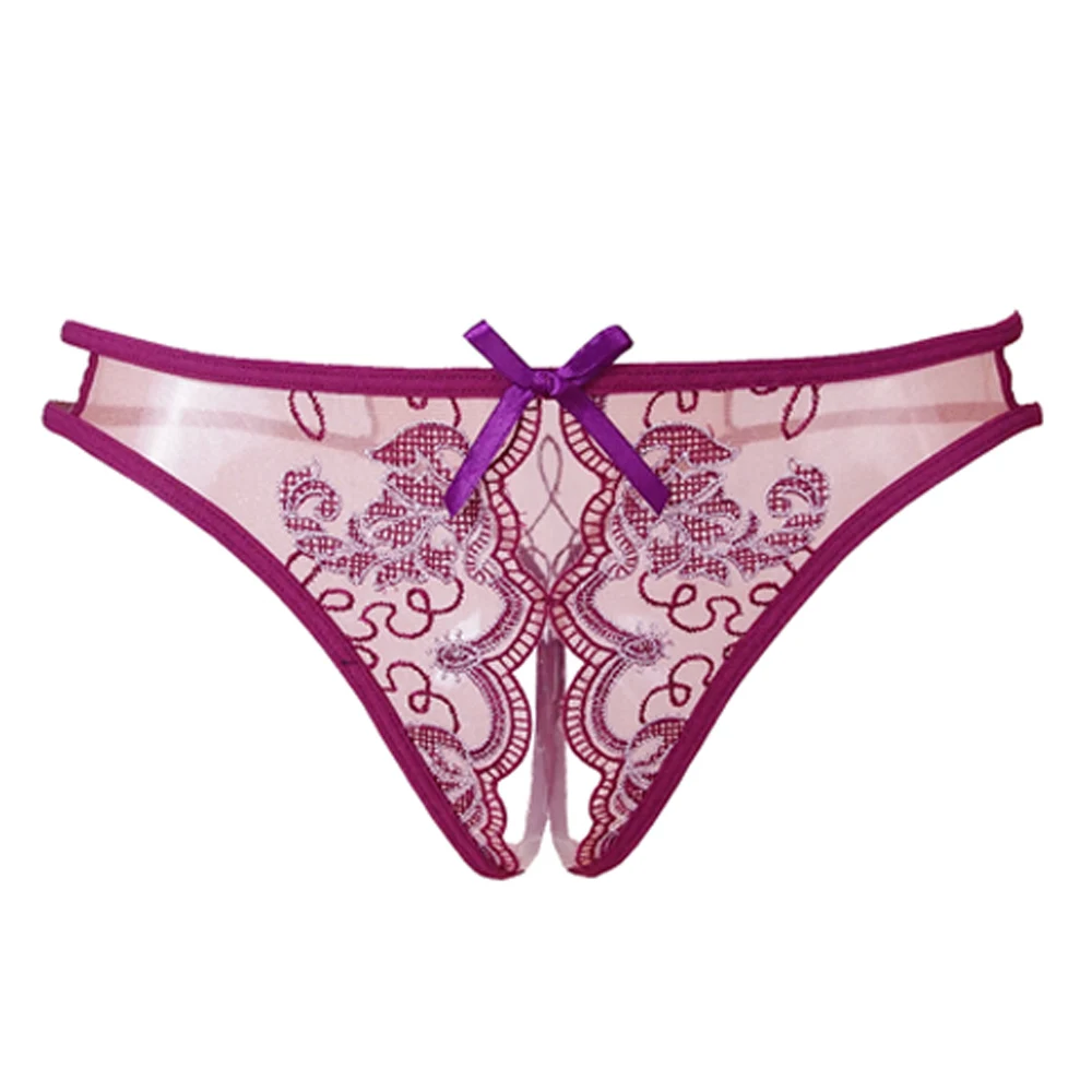 Сексуальные женские прозрачные стринги для секса трусики с открытой