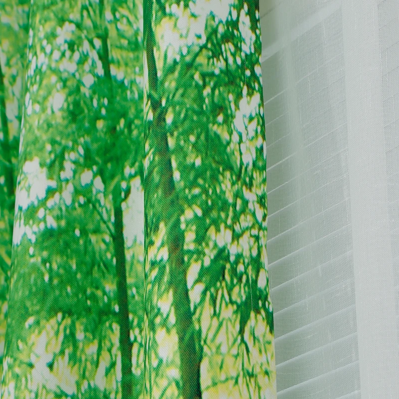 Высокое качество китайский бамбуковый занавес Стиль зеленая спальня