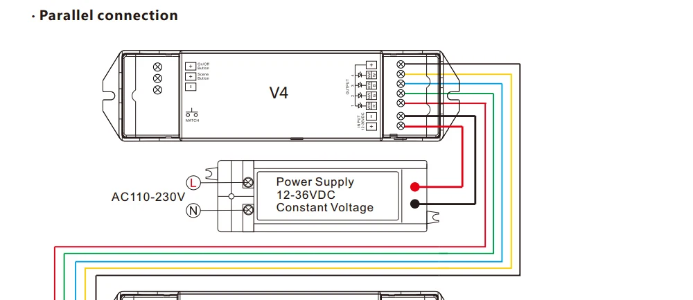 MJJC RGB LED усилитель 5V 12V 24V 36V 5A 6A 8A DC одиночные Цвет CT RGB усилитель RGBW для Светодиодный полоски EV1 EV3 EV4 Мощность ретранслятор