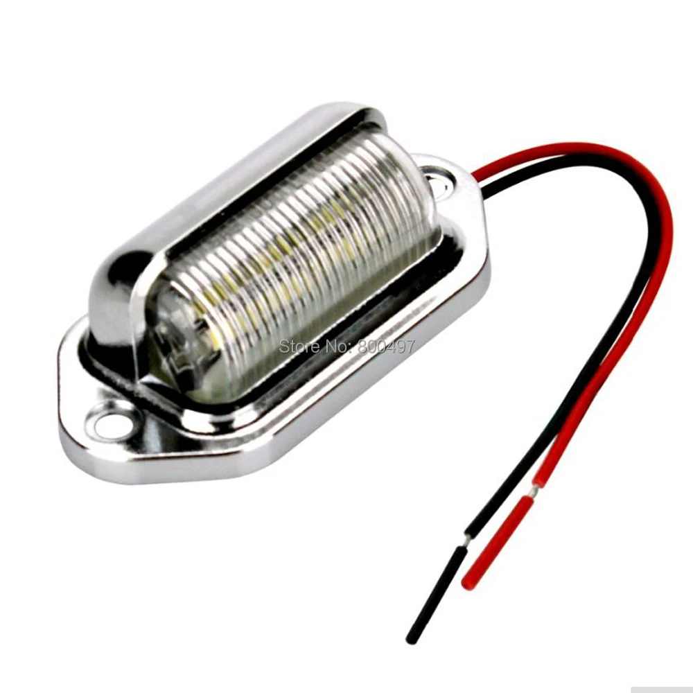 2 x Car LED Number Licence Plate Light Rear Tail Lamp Truck Trailer Lorry Auto Lights for Ford BMW Toyota VW Honda Kia | Автомобили и